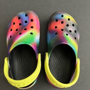 Crocs Kids' Classic Tie Dye 
Size: Toddler 10